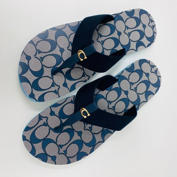 Coach Shoes Hot Item Coach Zoe bed Flipflop Sandals Size 7